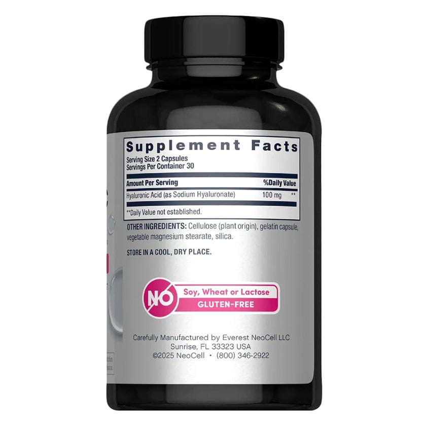 Neocell Hyaluronic Acid 100Mg - 60 Caps - Image 3