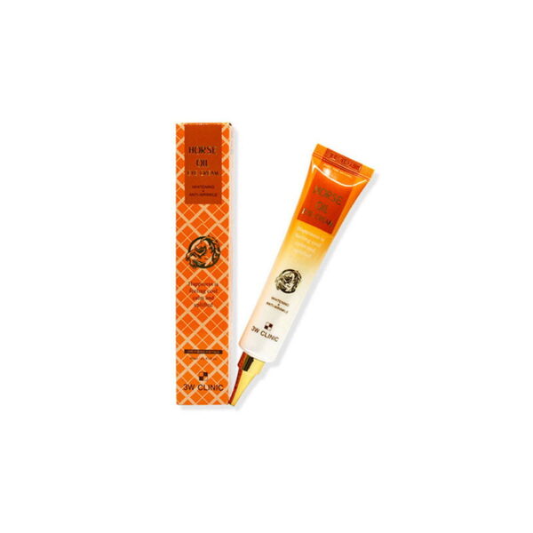 3W Clinic Horse Oil Eye Cream Whitening And Anti Wrinkle - 40ml