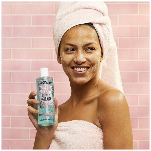 Soap & Glory Vitamin C Face Soap And Clarity Facial Wash 350ml - Image 3