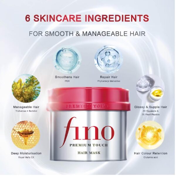 Fino Premium Touch Hair Mask - 230gm - Image 2