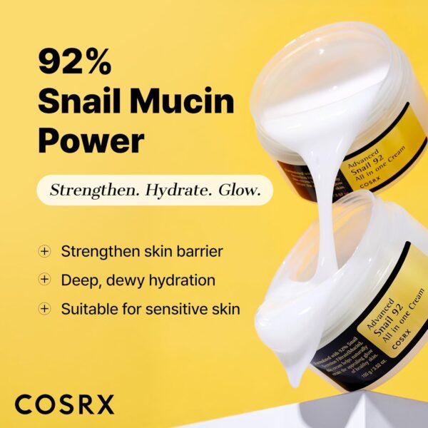 COSRX Advanced Snail 92 All In One Cream – 100gm - Image 2