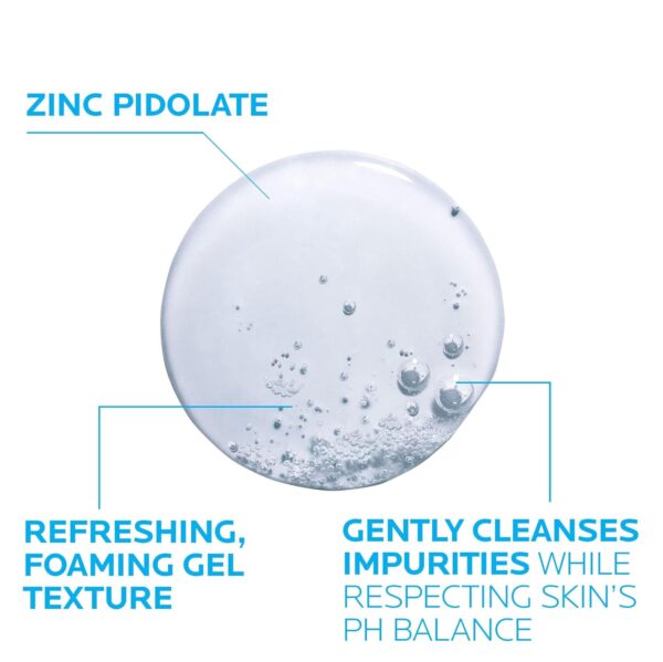 La Roche-Posay Effaclar Gel Facial Wash For Oily And Acne Prone Skin - Image 4