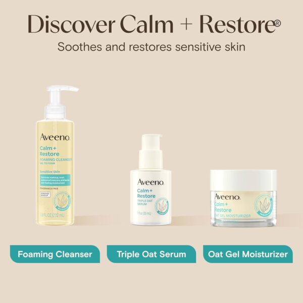 Aveeno Calm + Restore™ Triple Oat Serum, For Sensitive Skin 30ml - Image 2