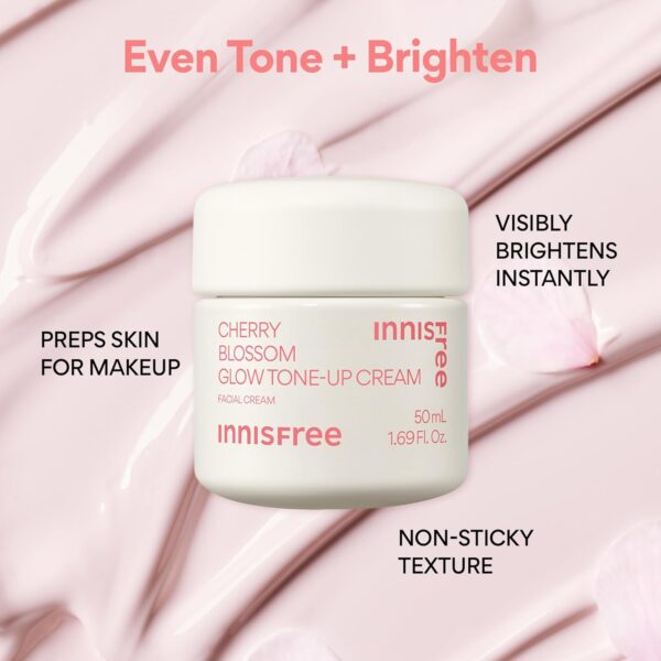 Innisfree Jeju Cherry Blossom Tone-Up Cream – 50ml - Image 2