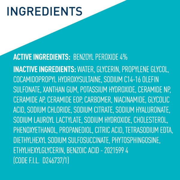 Cerave Acne Foaming Cream Cleanser 150ml - Image 3