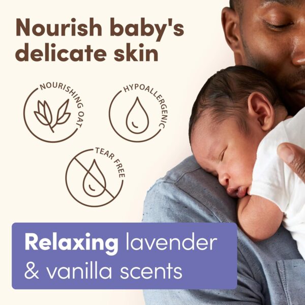 Aveeno Baby Calming Comfort With Lavender & Vanilla Scent Bath Wash 532ml - Image 2