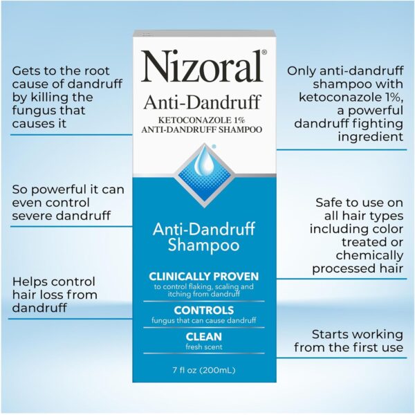 Nizoral A-D Anti-Dandruff Shampoo 200ml - Image 2
