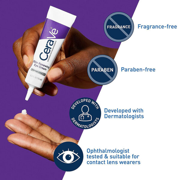 CERAVE SKIN RENEWING EYE CREAM 14.2G - Image 3