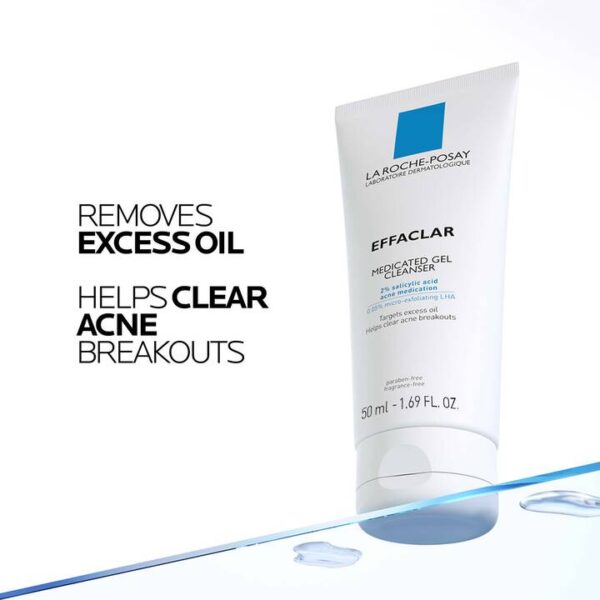 La Roche-Posay Effaclar Medicated Gel Facial Cleanser 200ml - Image 4