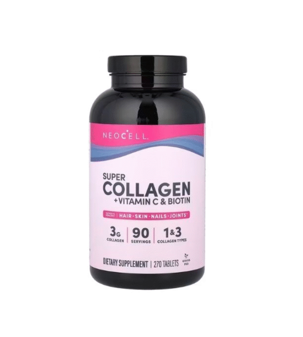 NEOCELL SUPER COLLAGEN + VITAMIN C & BIOTIN, 180 TABLETS