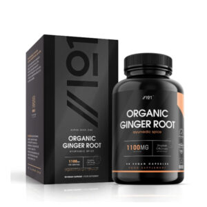 Alpha01 Organic Ginger Root 1100mg 90 Capsules