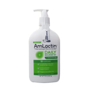 AmLactin Daily 12% Lactic Acid Moisturizing Lotion for Rough and Dry Skin – 400gm