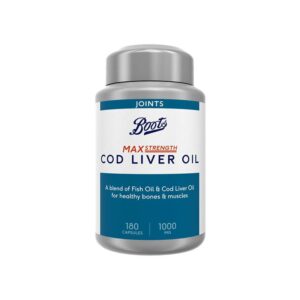 Boots Max Strength Cod Liver Oil 1000mg - 180 Capsules
