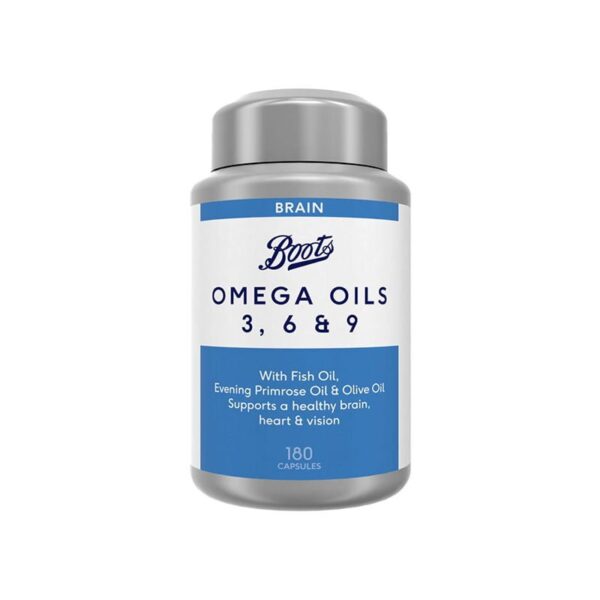 Boots Omega Oils 3 6 & 9 -180 Capsules