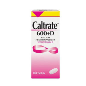 Caltrate 600+D Calcium With Vitamin D 100 Tablets