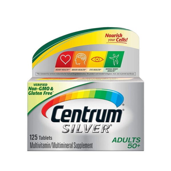 Centrum Silver Multivitamin for Adults 50 Plus - 125 Tablets