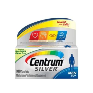 Centrum Silver Multivitamin for Men 50 Plus, Multivitamin/Multimineral Supplement - 100 Tablets