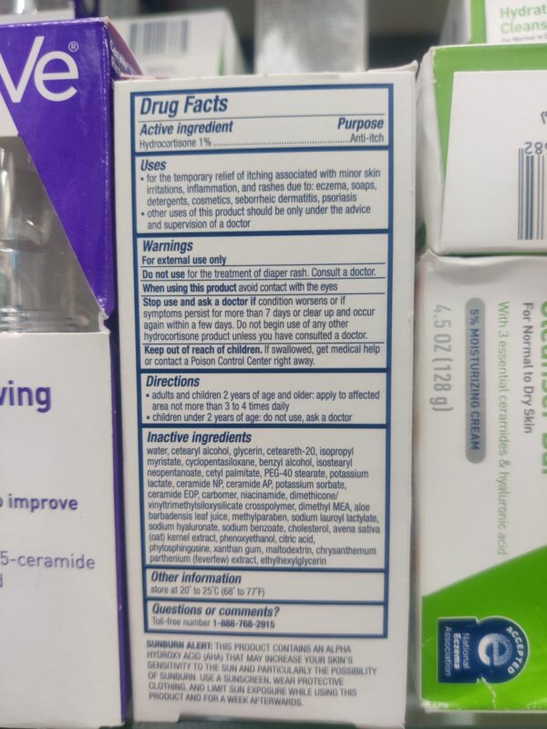 Cerave Hydrocortisone Anti Itch Cream 28g