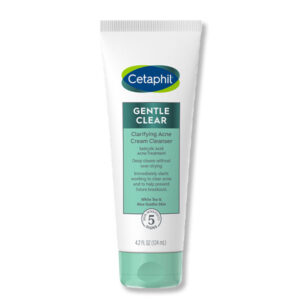 Cetaphil Gentle Clear Clarifying Acne Cream Cleanser 124ml