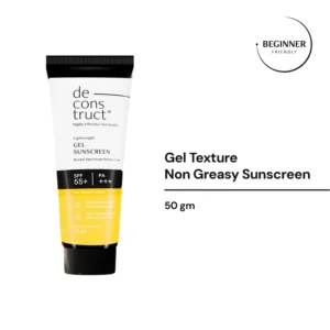 Deconstruct Lightweight Gel Water Resistant Sunscreen for Oily Skin SPF 55+ PA+++