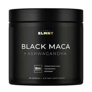 ELMNT 40000mg 40x Strength Organic Black Maca Root with Ashwagandha - 60 Capsules