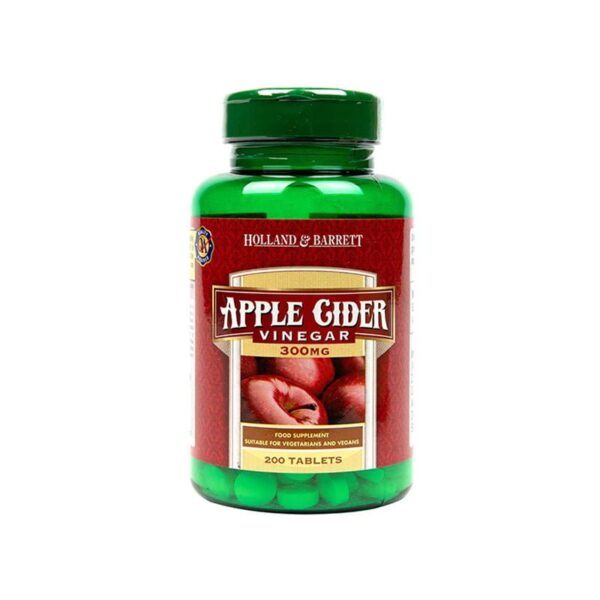 Holland & Barrett Apple Cider Vinegar 300mg - 200 Tablets