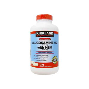 Kirkland Signature Extra Strength Glucosamine HCI 1500mg, With MSM 1500mg - 375 Tablets