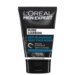 LOreal Men Expert Pure Charcoal Anti-Blackhead Daily Face Scrub 100ml