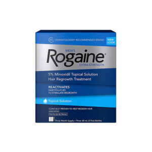 Men's Rogaine Extra Strength 5% Minoxidil Topical Solution Hair Regrowth Treatment - (3-Month Supply)
