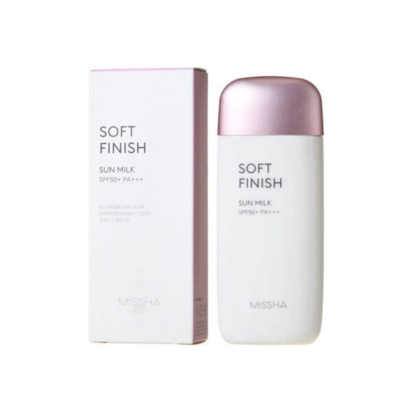 Missha - All Around Safe Block Soft Finish Sun Milk SPF50+/PA+++ (70ml)