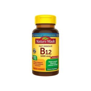 Nature Made Fast Dissolve Vitamin B12 1000mcg 60 Micro-Lozenges