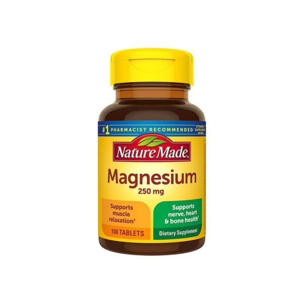 Nature Made Magnesium 250mg - 100 Tablets