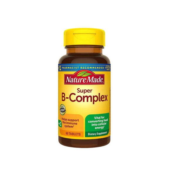 Nature Made Super B Complex with Vitamin C - 60 Tablets