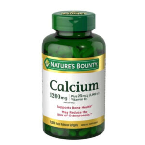 Nature’s Bounty Calcium + Vitamin D3 1200mg 120 Softgels