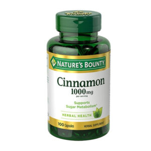 Nature’s Bounty Cinnamon 1,000mg 100 Capsules
