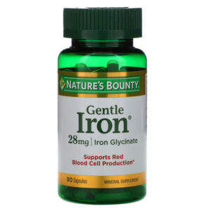 Nature’s Bounty Gentle Iron 28mg 90 Capsules