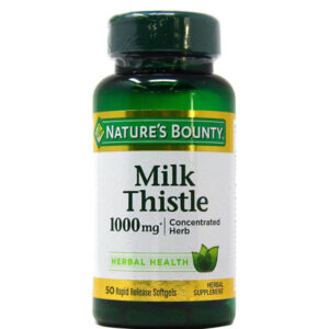 Nature’s Bounty Milk Thistle 100mg 50 Softgels