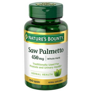 Nature’s Bounty Saw Palmetto 450mg 100 Capsules