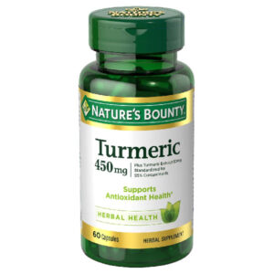 Nature’s Bounty Turmeric Curcumin 450mg 60 Capsules