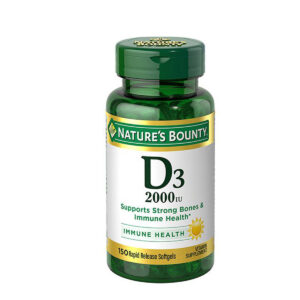 Nature’s Bounty Vitamin D3 2000 iu (150 Softgel)