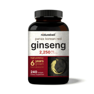 NatureBell Panax Korean Red Ginseng 2250mg 240 Capsules