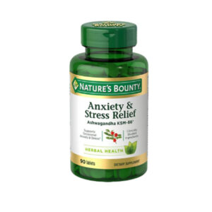 Nature's Bounty Anxiety & Stress Relief Ashwagandha KSM-66, 90 Tablet