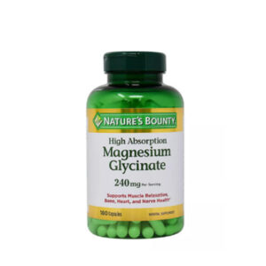 Nature's Bounty Magnesium Glycinate - 180 Capsules