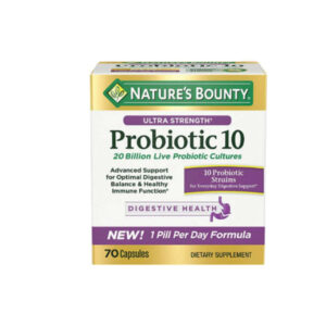 Nature's Bounty Ultra Strength Probiotic 10 (20 Billion) 70 Capsules