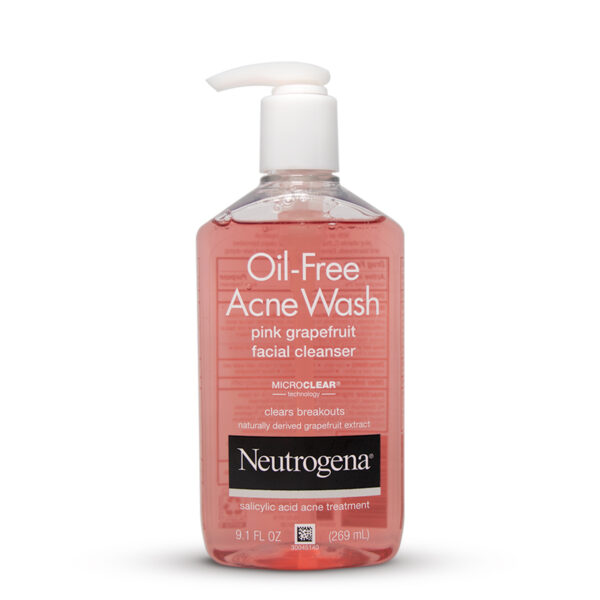 Neutrogena Oil-Free Pink Grapefruit Pore Cleansing Salicylic Acid Acne Wash - 269ml