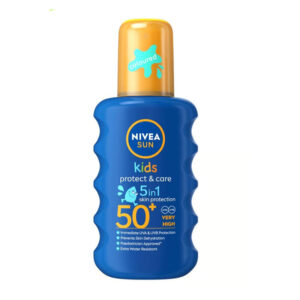 NIVEA SUN Kids Protect & Care Coloured Sun Cream Spray SPF50+ 200ml
