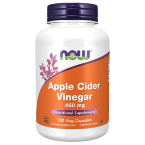 Now Apple Cider Vinegar 450 mg 180 Veg Capsules