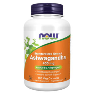 Now Foods Ashwagandha 450 mg 180 Veg Capsules