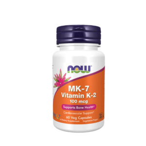 NOW FOODS MK7 Vitamin K2 100mcg 60 Vegan Capsules