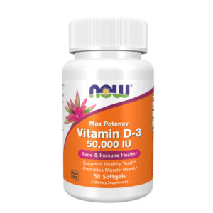 Now Foods Vitamin D-3 50,000 IU 50 Softgels